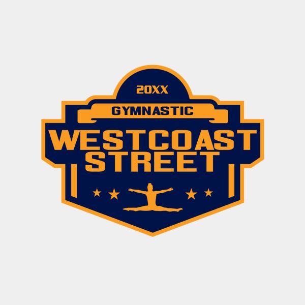 West Coast Street Gymnastic logo template 02 Thumbnail