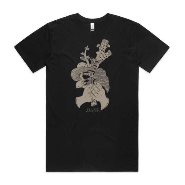 Mushroom Bouquet - Organic Unisex Tee Thumbnail