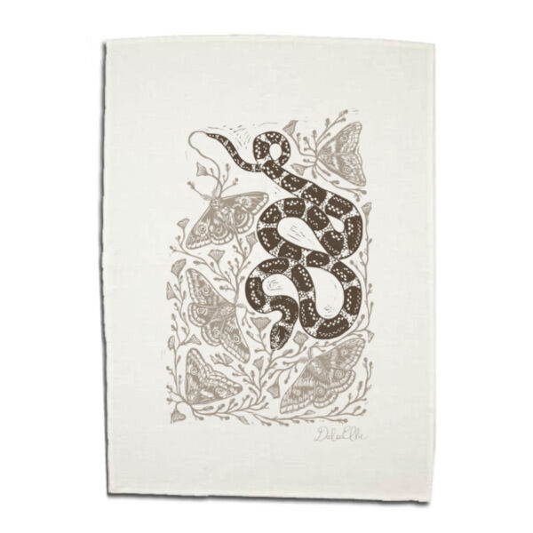 Nightwalk - 75% Linen 25% Cotton Tea Towel  Thumbnail