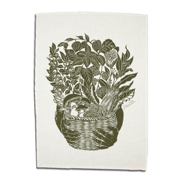 Forager - 75% Linen 25% Cotton Tea Towel  Thumbnail