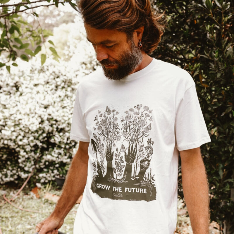 Grow the Future - Organic cotton unisex tee Thumbnail