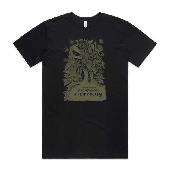 I Choose to live in relational reciprocity - Organic Cotton Tee  Thumbnail