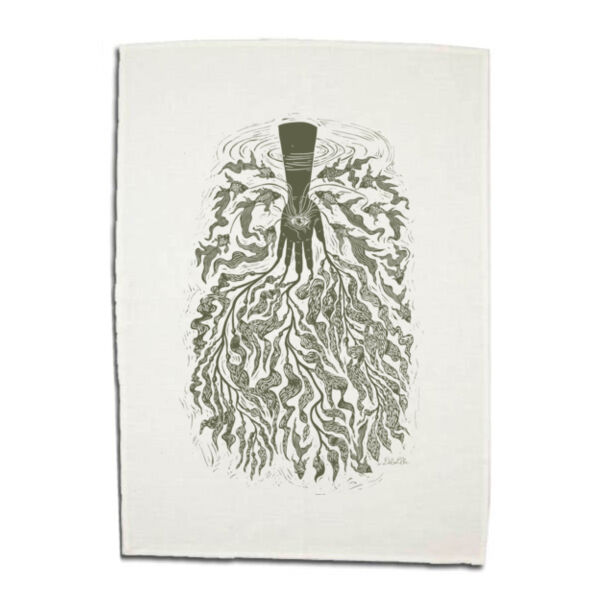 Care for Kelp - 75% Linen 25% Cotton Tea Towel  Thumbnail