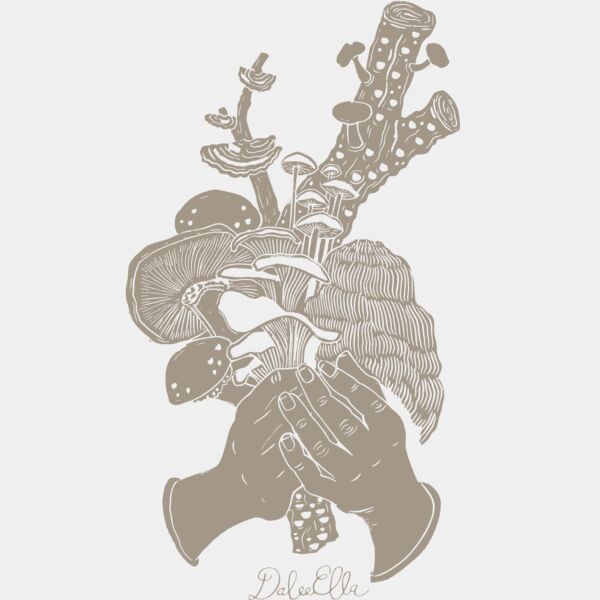 Mushroom bouquet for shirts black copy 1 Thumbnail