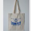 Budget Calico Tote Bag Thumbnail