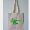 Budget Calico Tote Bag Thumbnail