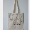 Budget Calico Tote Bag Thumbnail