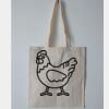 Budget Calico Tote Bag Thumbnail