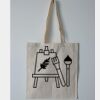 Budget Calico Tote Bag Thumbnail