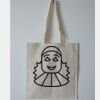 Budget Calico Tote Bag Thumbnail