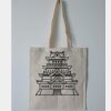 Budget Calico Tote Bag Thumbnail