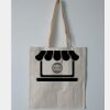 Budget Calico Tote Bag Thumbnail