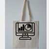 Budget Calico Tote Bag Thumbnail