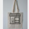 Budget Calico Tote Bag Thumbnail