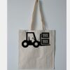 Budget Calico Tote Bag Thumbnail