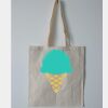 Budget Calico Tote Bag Thumbnail