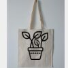 Budget Calico Tote Bag Thumbnail