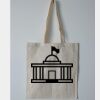 Budget Calico Tote Bag Thumbnail