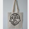 Budget Calico Tote Bag Thumbnail