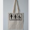Budget Calico Tote Bag Thumbnail