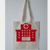 Budget Calico Tote Bag Thumbnail