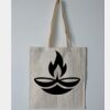 Budget Calico Tote Bag Thumbnail