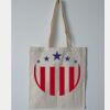 Budget Calico Tote Bag Thumbnail