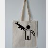 Budget Calico Tote Bag Thumbnail