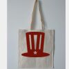 Budget Calico Tote Bag Thumbnail